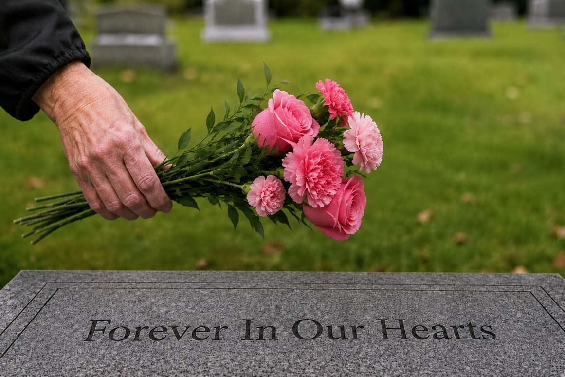 Headstone in Erie PA